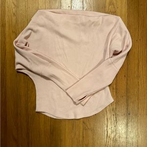 We the Free waffle knit off the shoulder